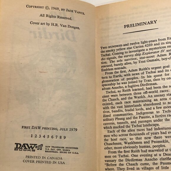 Lot 15 Vintage JACK VANCE Paperback Books Retro PB Readers Sci Fi Scifi - Picture 6 of 16